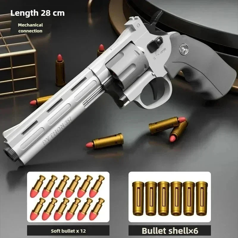 NOCCLILI ZP5 357 Revolver Soft Bullet Toy Gun | 19/23/28cm