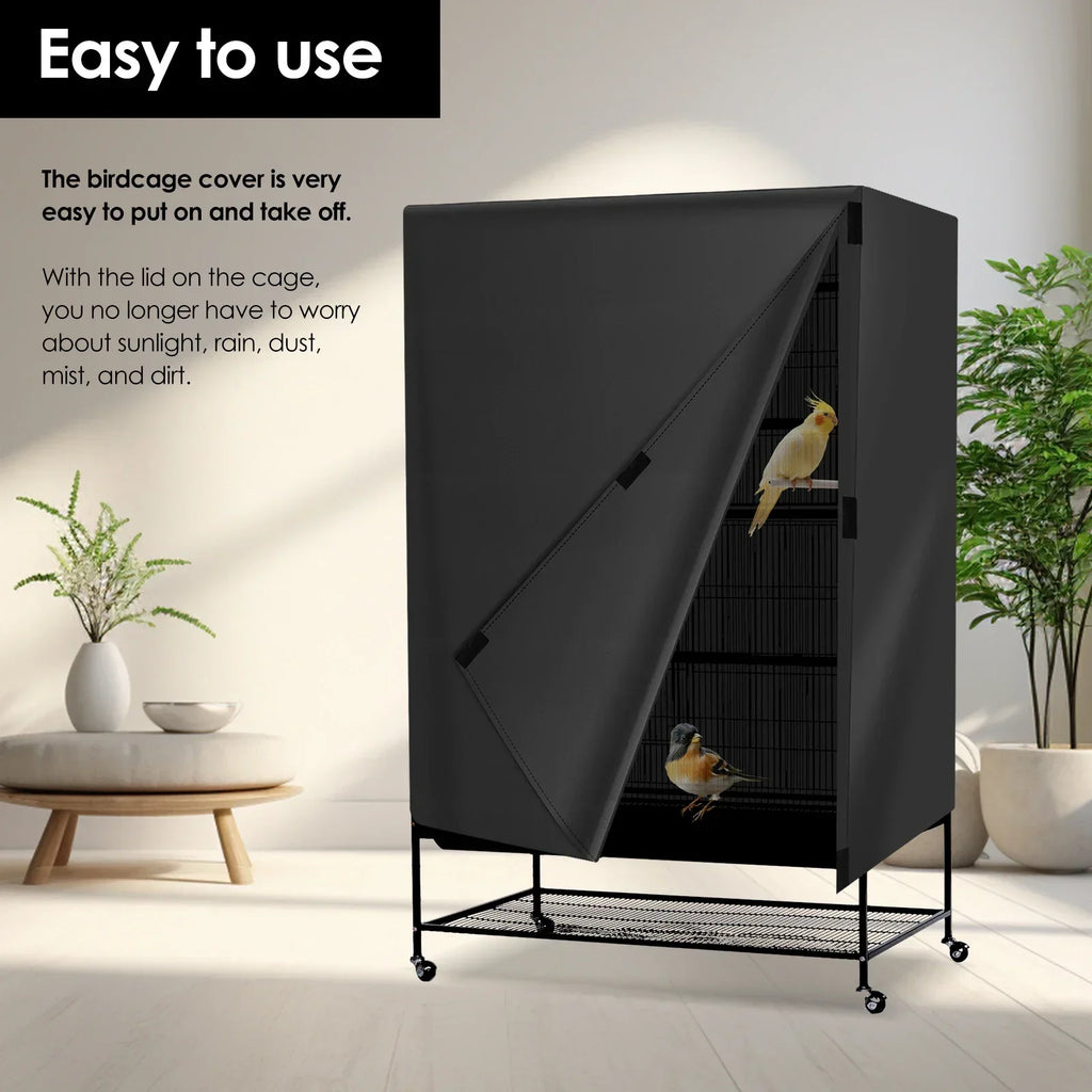 Waterproof Bird Cage Cover – Oxford Night Cover for Parrots