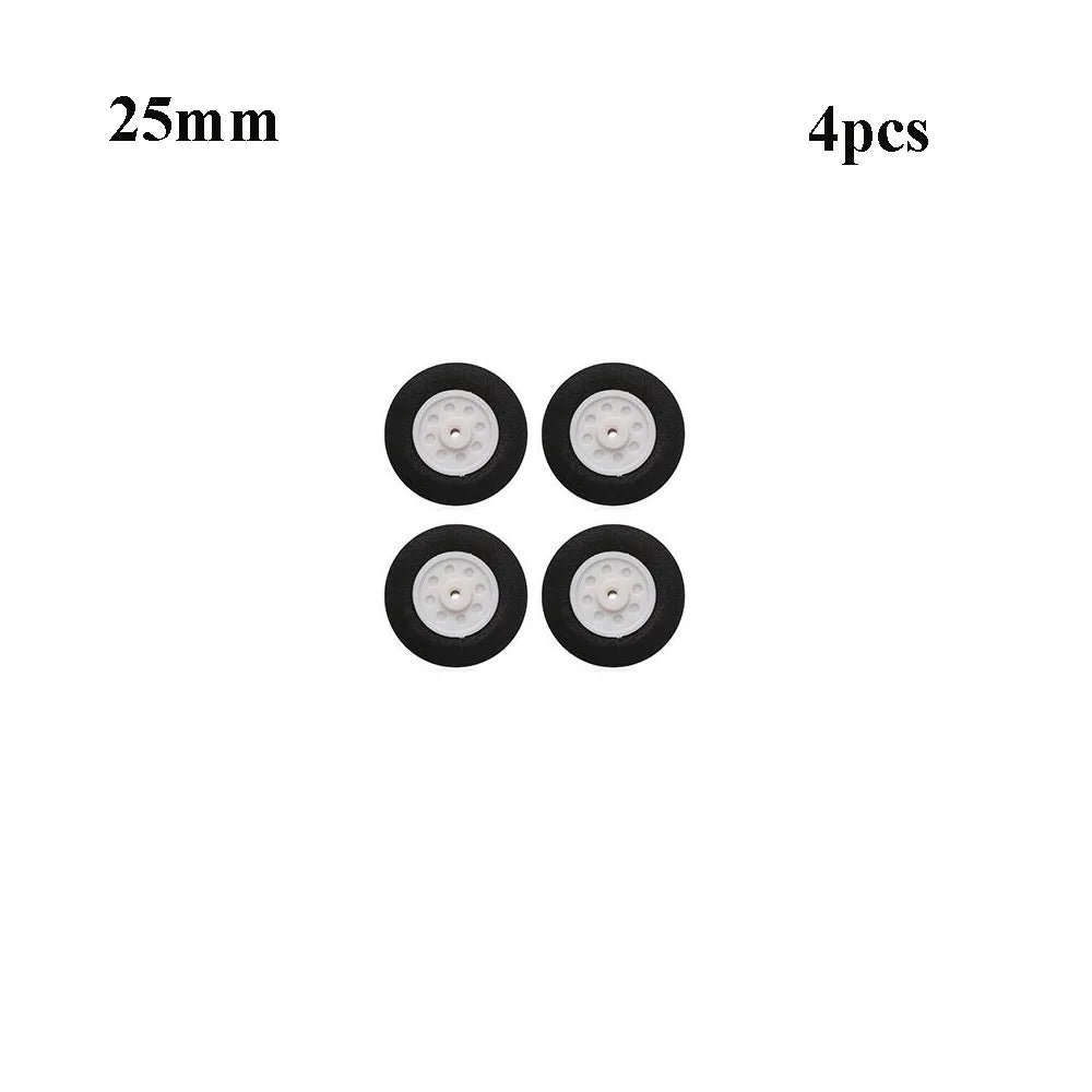 4pcs EVA Sponge Wheels 25–76mm DIY RC Plane Aircraft Parts