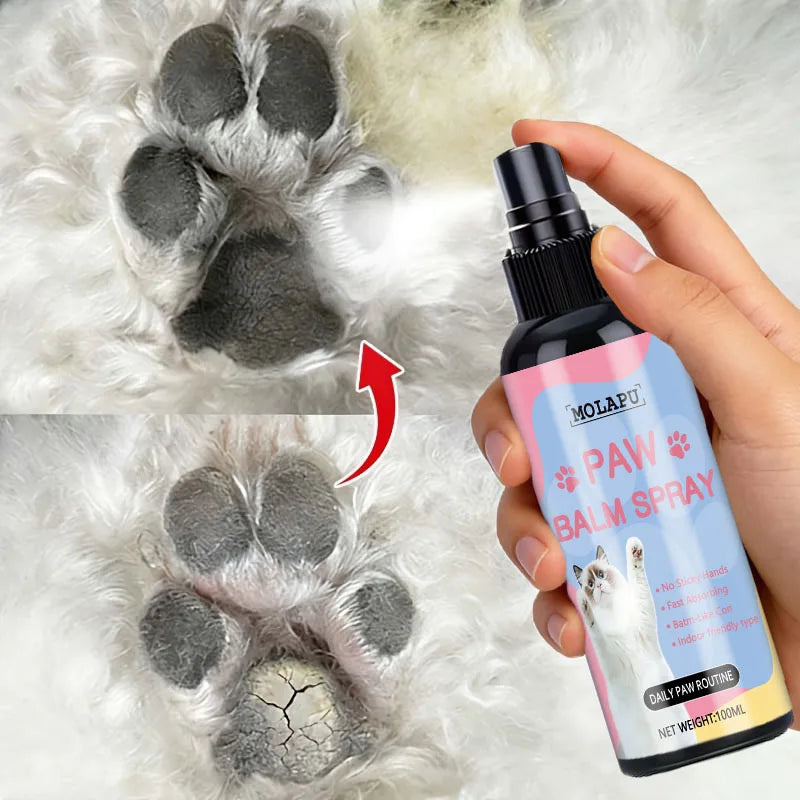 Plant-Based Paw Moisturizing Spray for Dogs & Cats
