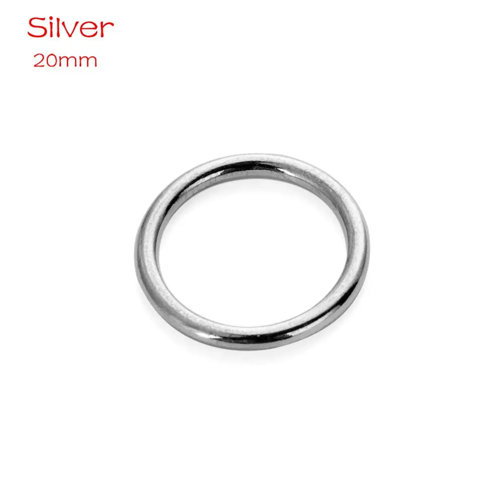 Metal O-Ring Buckles 10 Pack – Bag Webbing Sewing Hardware