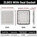 ABS Vent Grille Dustproof Waterproof Louver Fan Cover