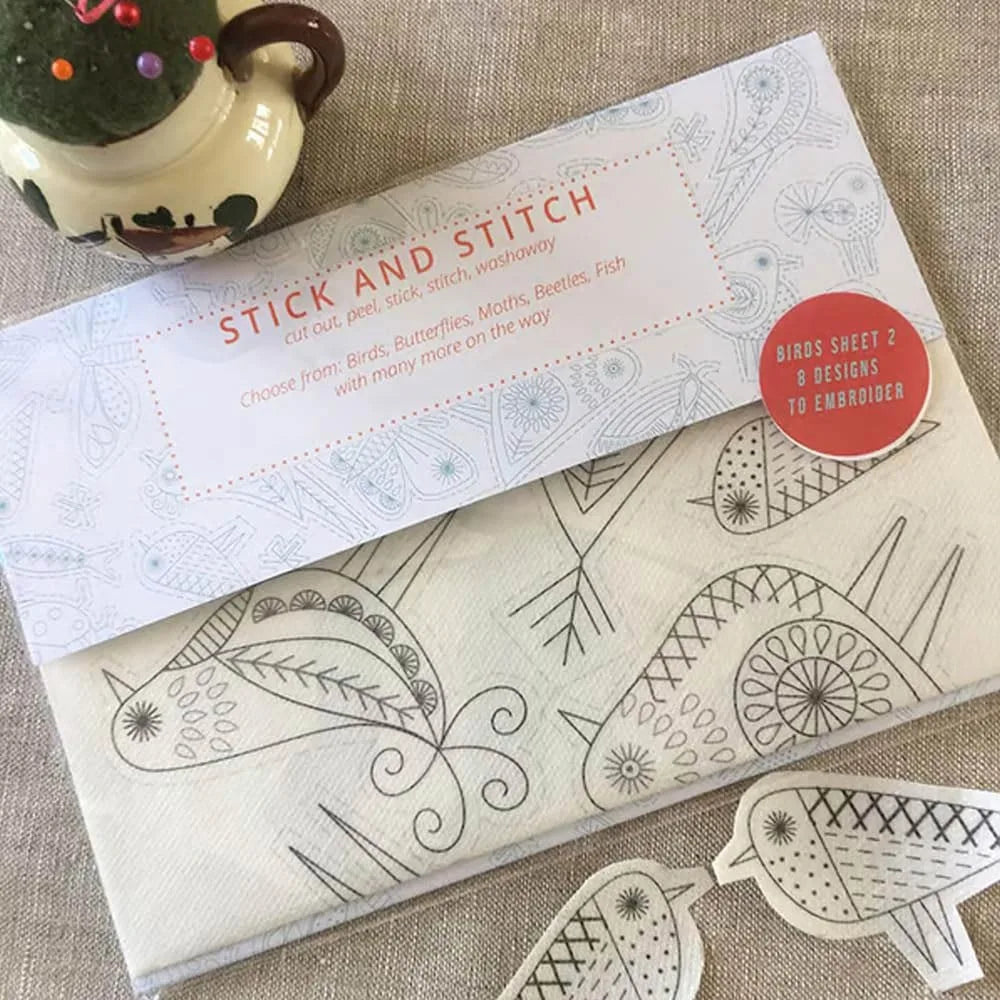Water Soluble Embroidery Transfers – Stick & Stitch DIY Paper