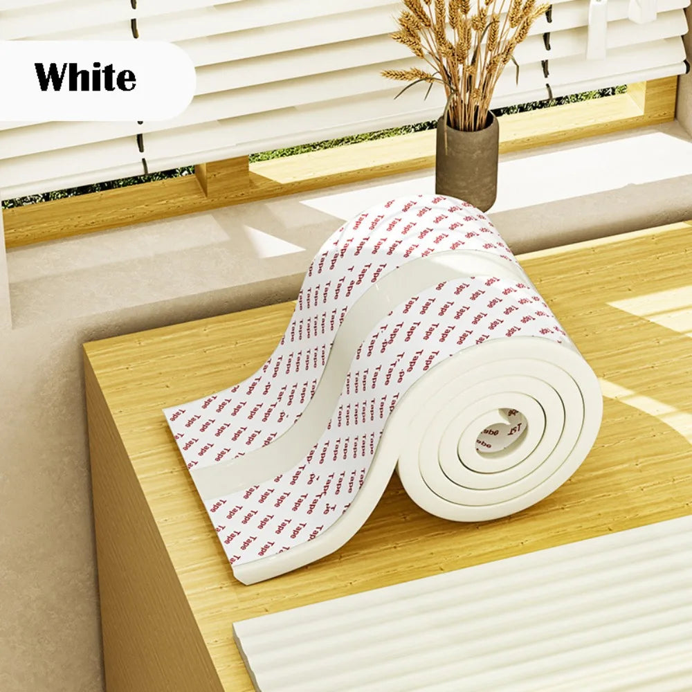 2m Self-Adhesive Desk Edge Guard Strip – Soft Corner Protector