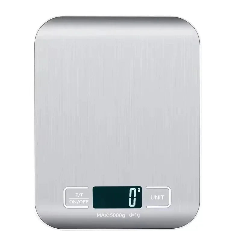 Precision 5kg Digital Kitchen Scale | Stainless Steel LED Display
