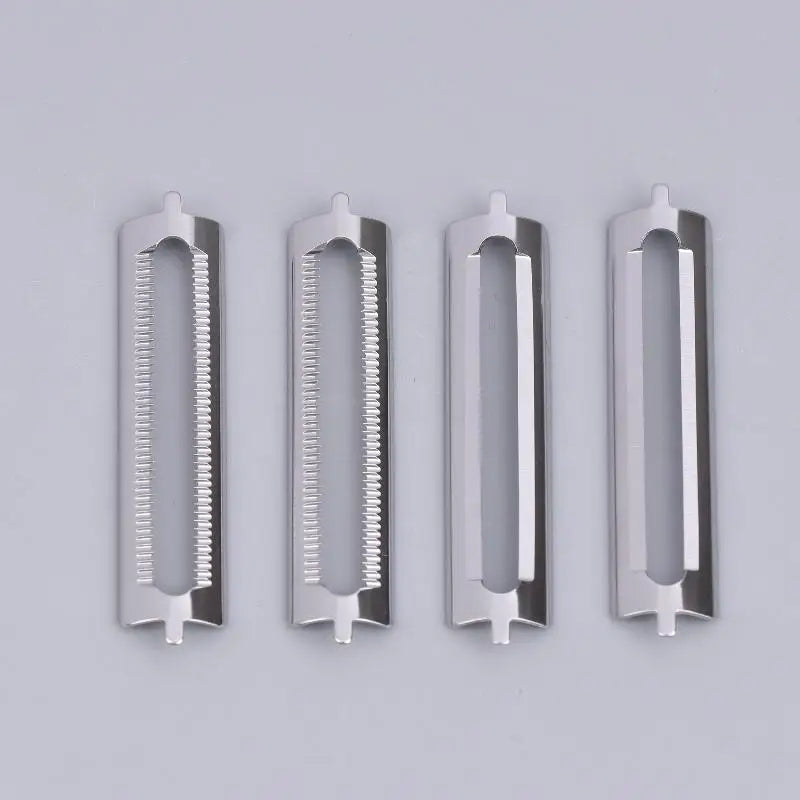 10-Pack Double Peeler Blades Stainless Steel Kitchen Tool