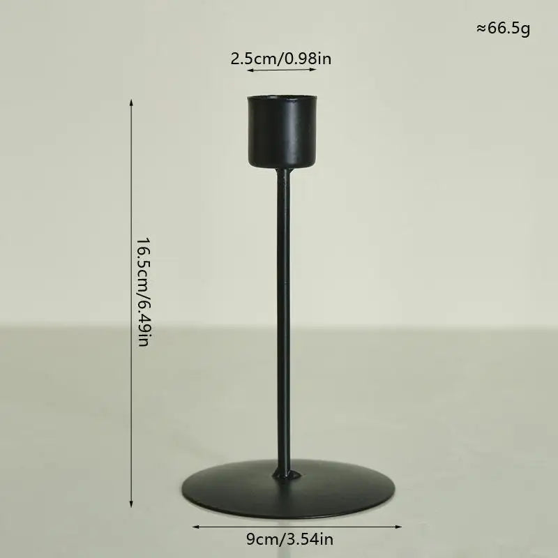 Golden Metal Candle Holder – European Style Wedding & Home Decor