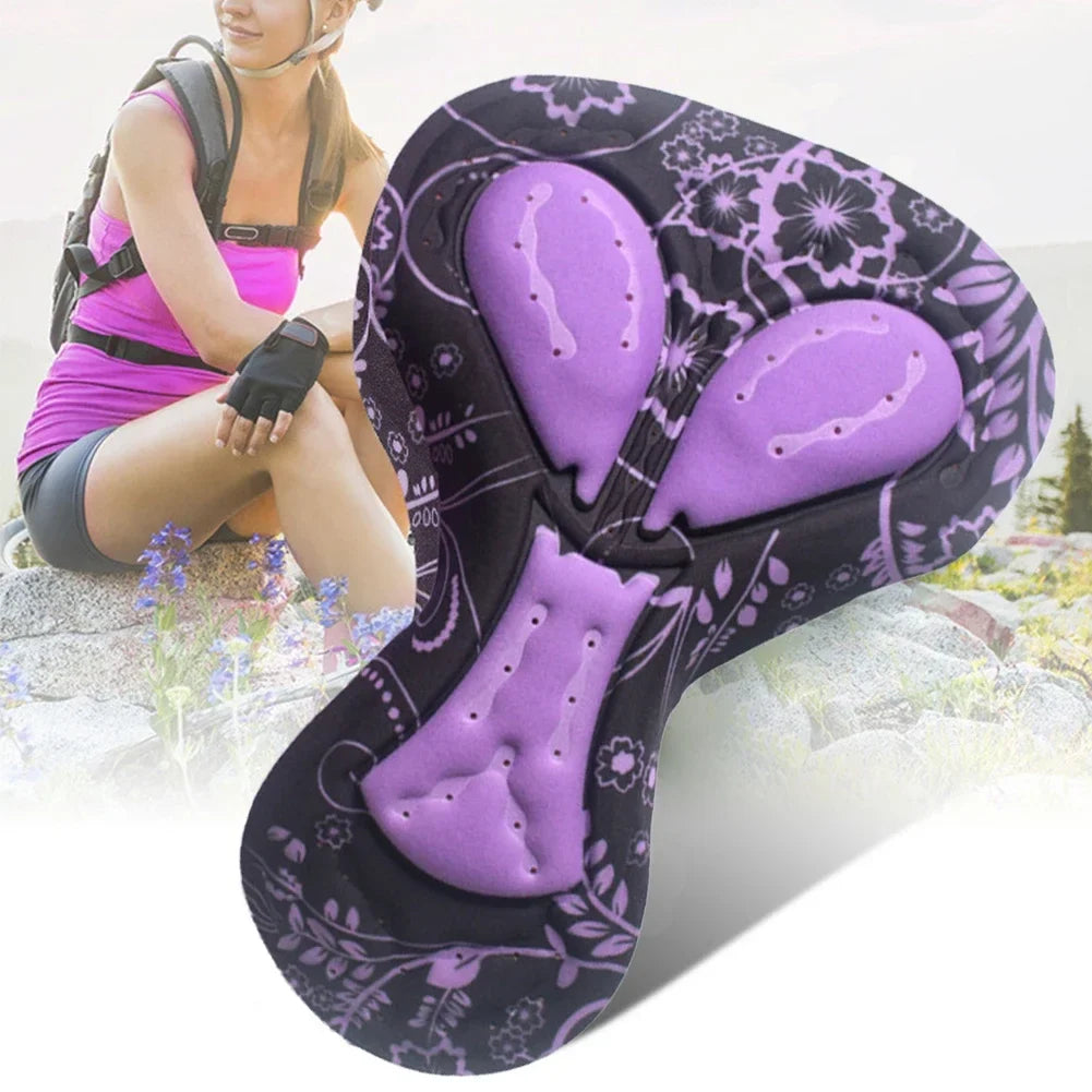 Women's Soft Foam Bike Saddle Cover – Breathable MTB Cushion