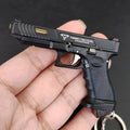 1:3 Scale Alloy G34 Pistol Replica Mini Keychain Collectible