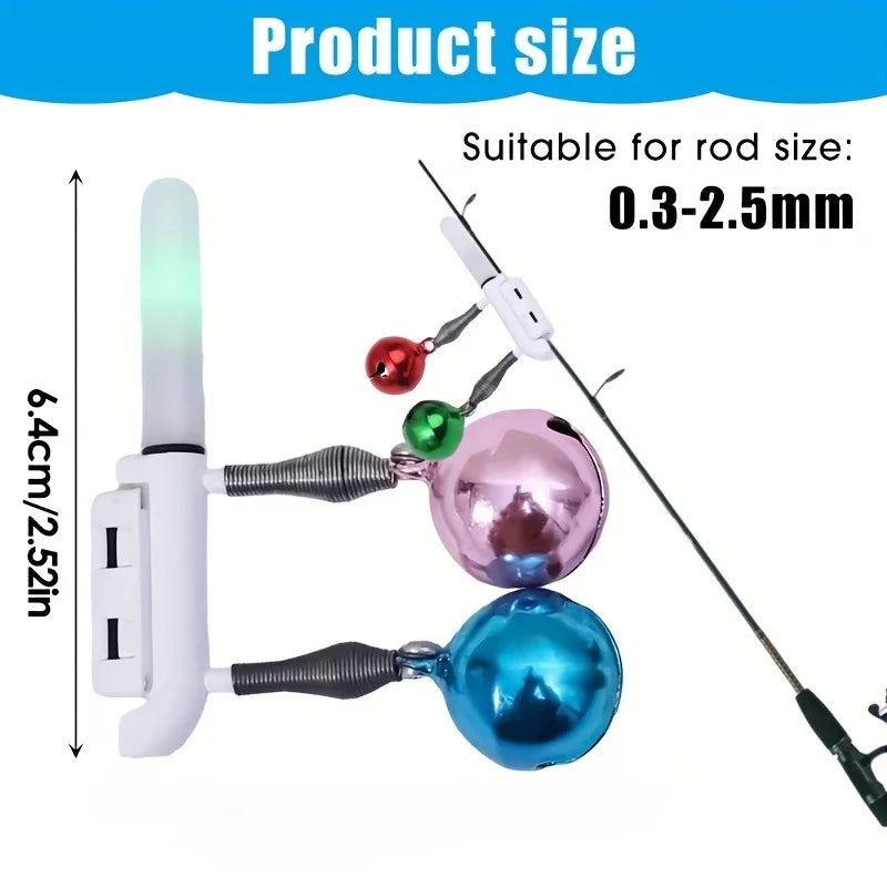 Night Fishing Glow Stick Float Light with Bell & CR425 Battery