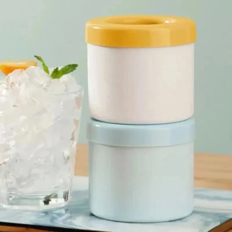 Silicone Round Ice Mold Bucket – Ice Cube Maker Barware Tool