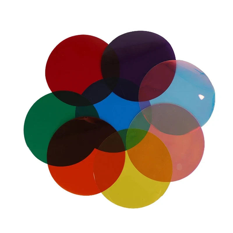 Self-Adhesive Color Gel Filter Sheets for Lamps | 5/10Pcs 10cm
