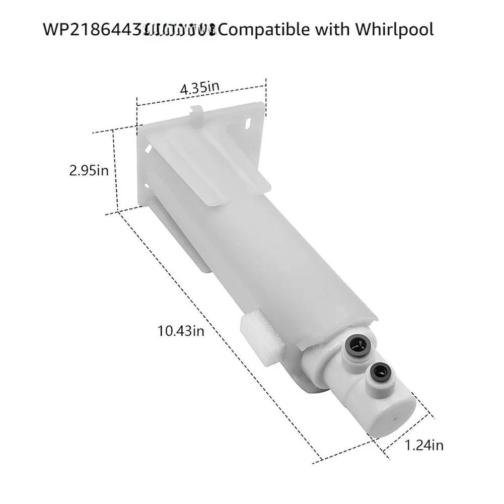 WP2186443 Refrigerator Water Filter Housing ABS Replacement