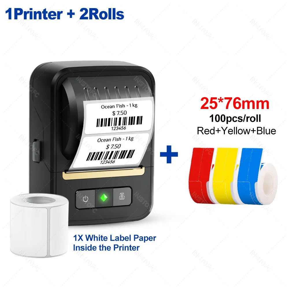 NiiMbot N20 Bluetooth Mini Label Printer – Thermal, Ink-Free