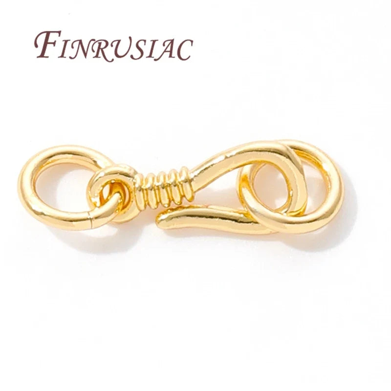14K Gold Plated Necklace Clasp Connectors – DIY Jewelry Findings