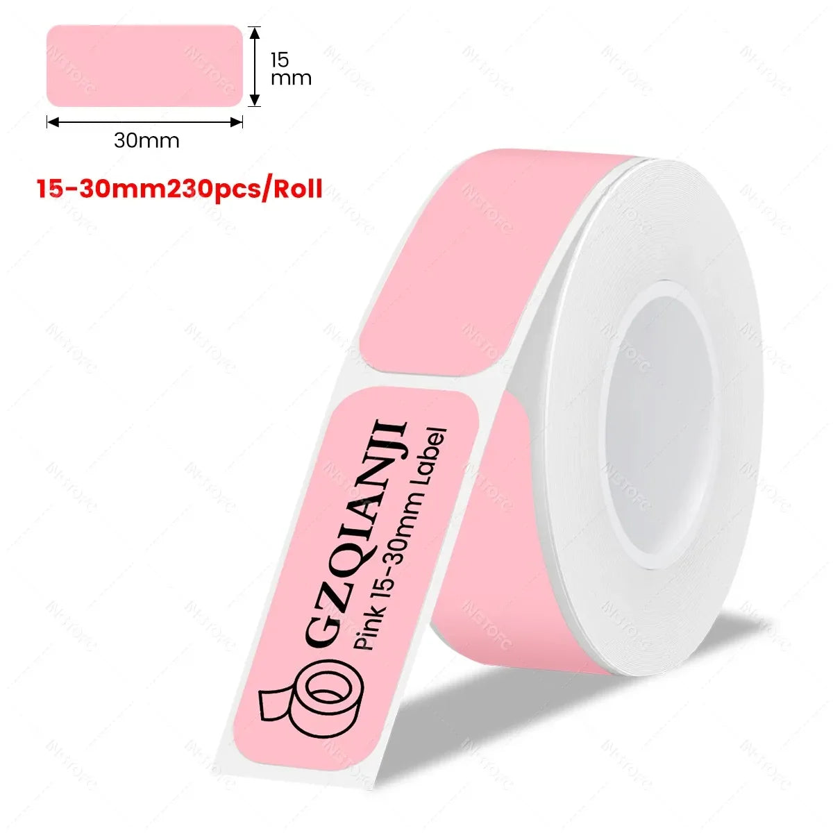 Thermal Label Tape 12–15mm Roll for Marklife P11 P12 DELI Q2 D30