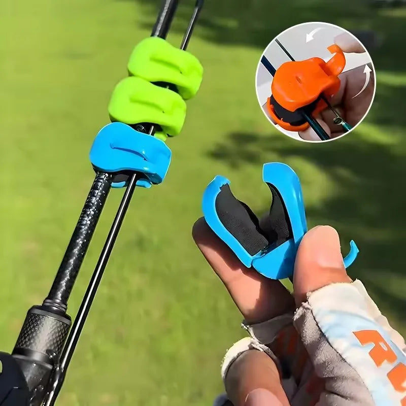 2-Pack Quick-Attach Fishing Rod Clip Holder & Organizer