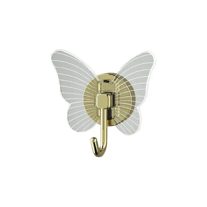 Butterfly Self-Adhesive Wall Hook No Drill – Strong 5kg Hold