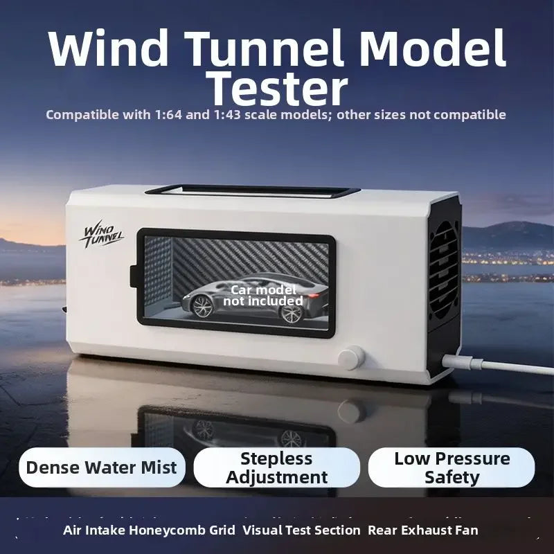 Wind Tunnel Model – Airflow Visualization for 1:64 & 1:43 Cars