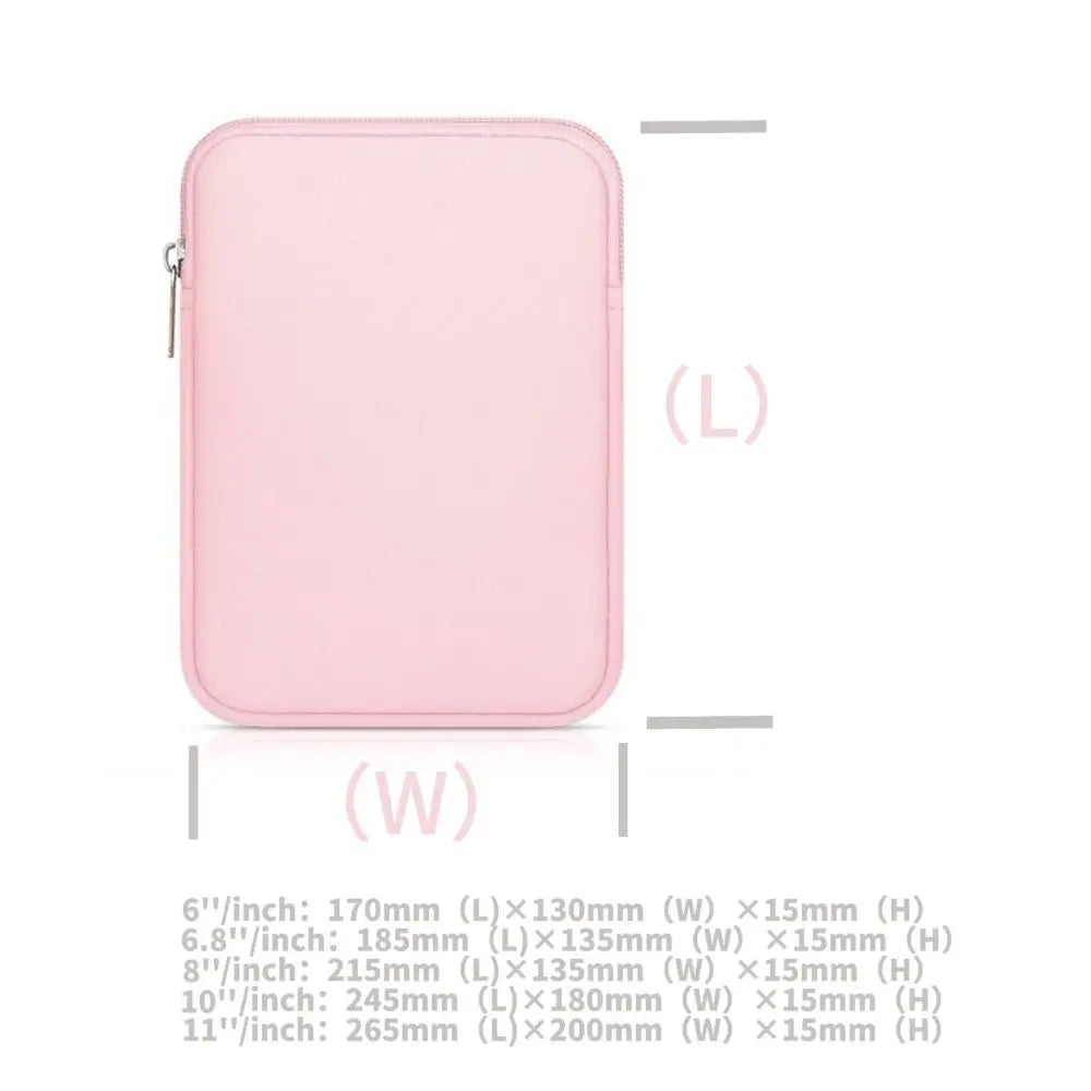 E-Reader Sleeve 6–11 Inch | Kindle Kobo Boox Foam Carry Case