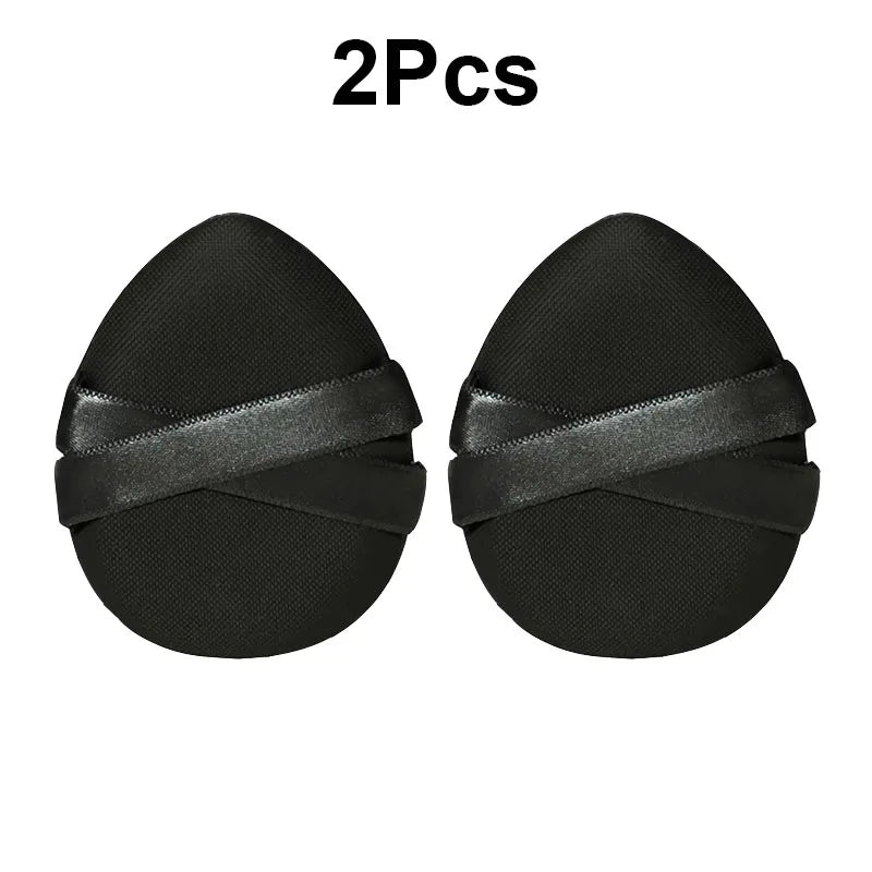 Dual-Sided Leather Makeup Sponge Puff | Dry Wet Air Cushion