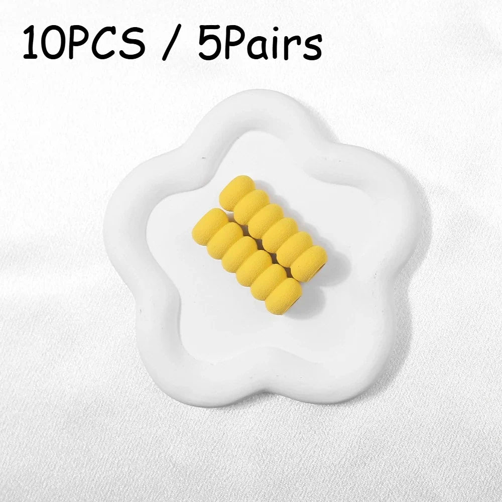 10Pcs Silicone Grip Sleeves for Nail Art Tools – Anti-Slip Set