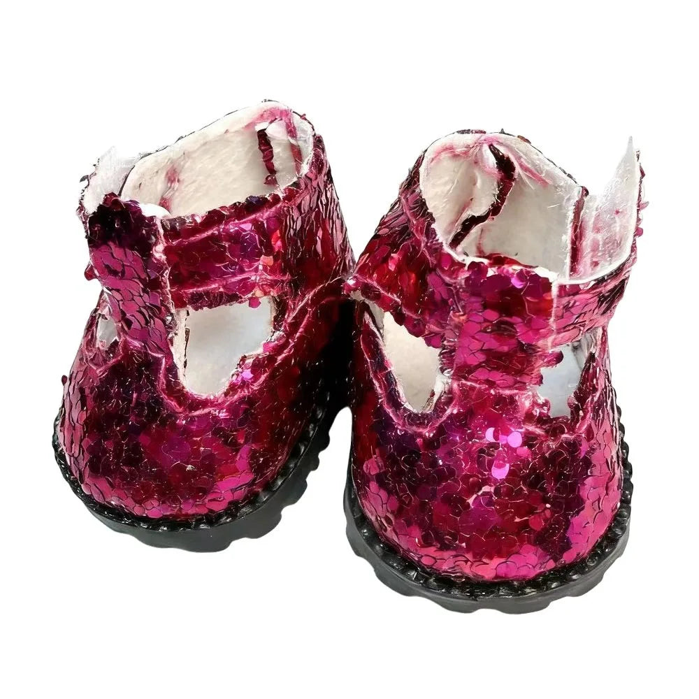 Miniature Sequin Doll Shoes 3.5cm | 1/6 Scale Dress-Up Gift