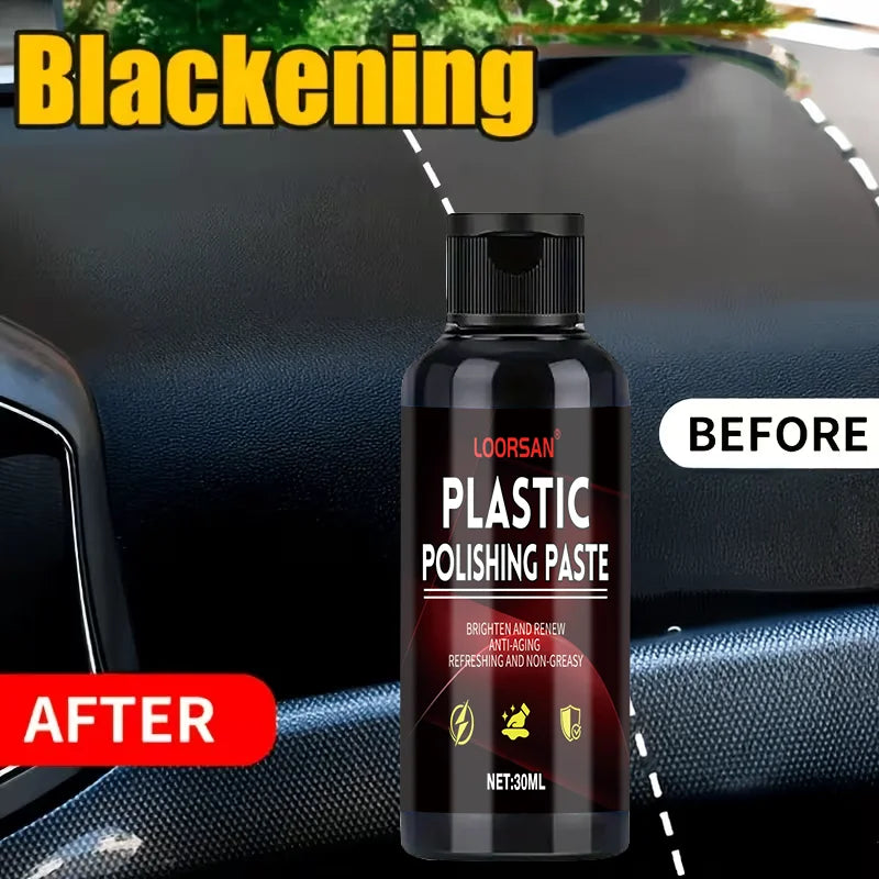 Car Interior Plastic & Leather Repair Polishing Wax – 30ml