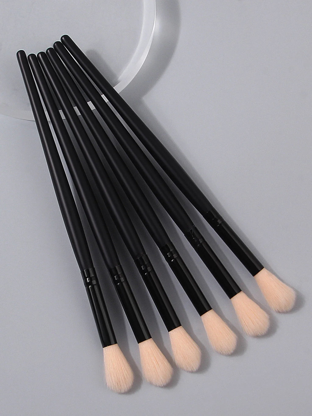 Champagne Makeup Brush Set – Highlight, Eyeshadow & Contour