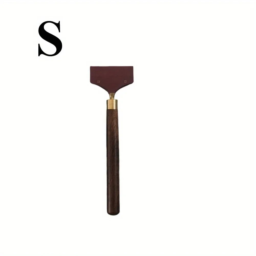 Leather Gluing Tool Sandalwood Handle DIY Leathercraft Glue Spreader