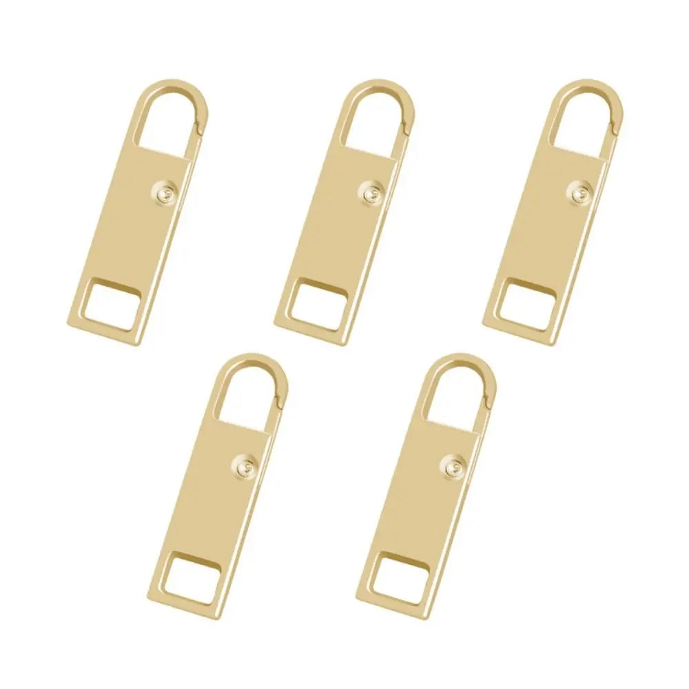 Metal Zipper Slider Replacement Heads – 5pc Repair Kit