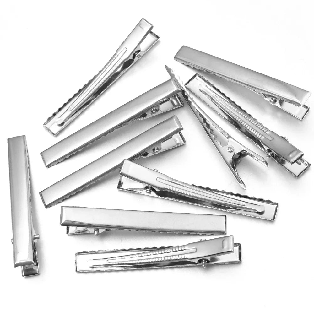Metal Duckbill Alligator Hair Clips Flat Hairpins 20-50pcs