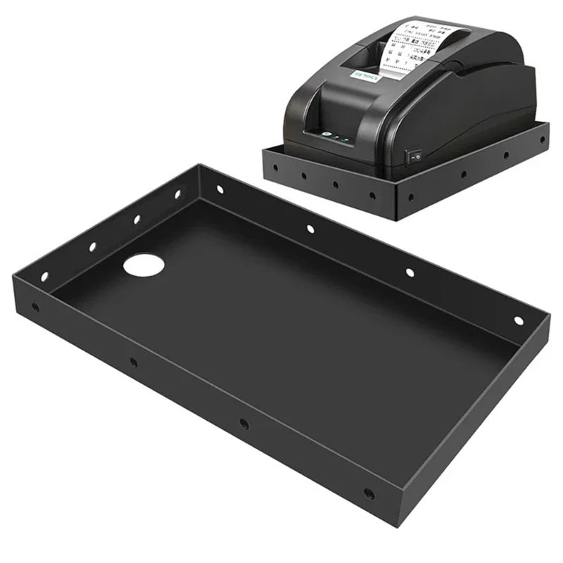 Stainless Steel Printer Tray Wall Mount Shelf for POS & KDS