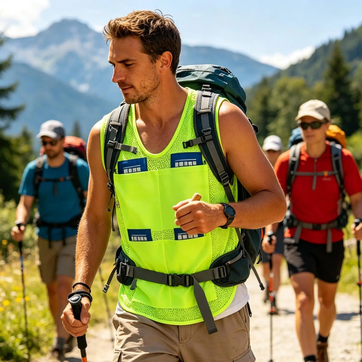 Ice Cooling Vest with 8 Reusable Ice Packs – Unisex