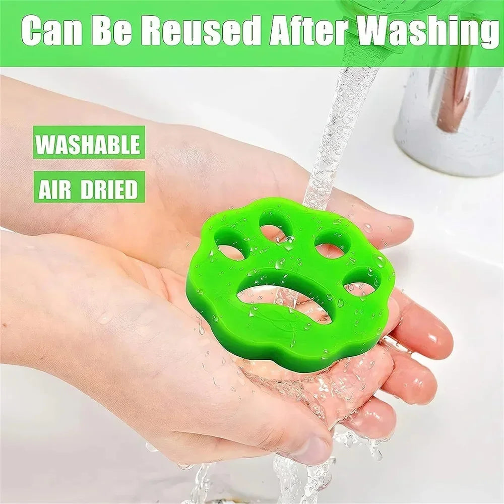 Silicone Cat Claw Lint & Hair Remover for Laundry – 4 Pack