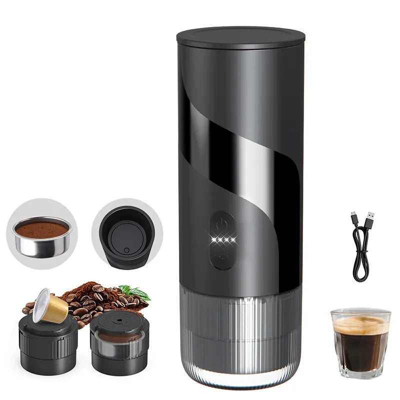DUTRIEUX Portable Capsule Espresso Machine | USB Rechargeable