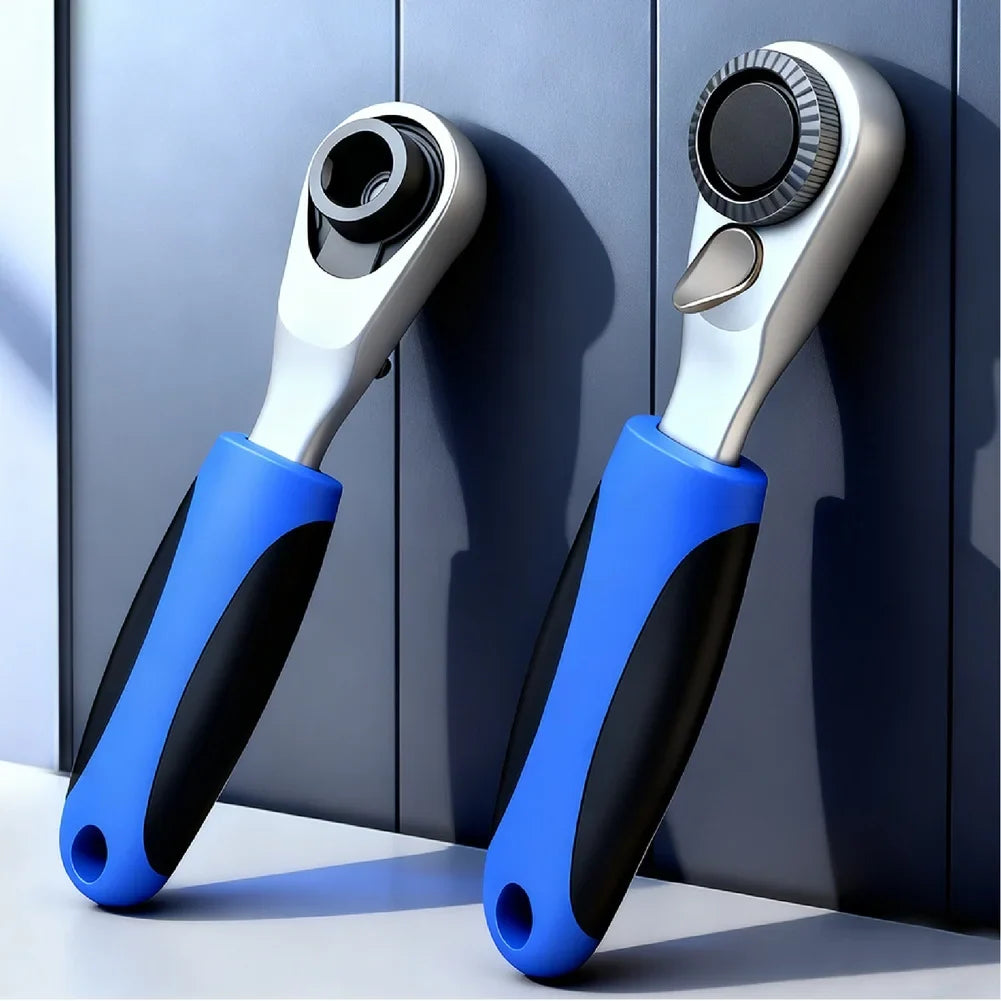 DAZZLEEX 72-Tooth Ratchet Screwdriver Wrench | 1/4" Hex