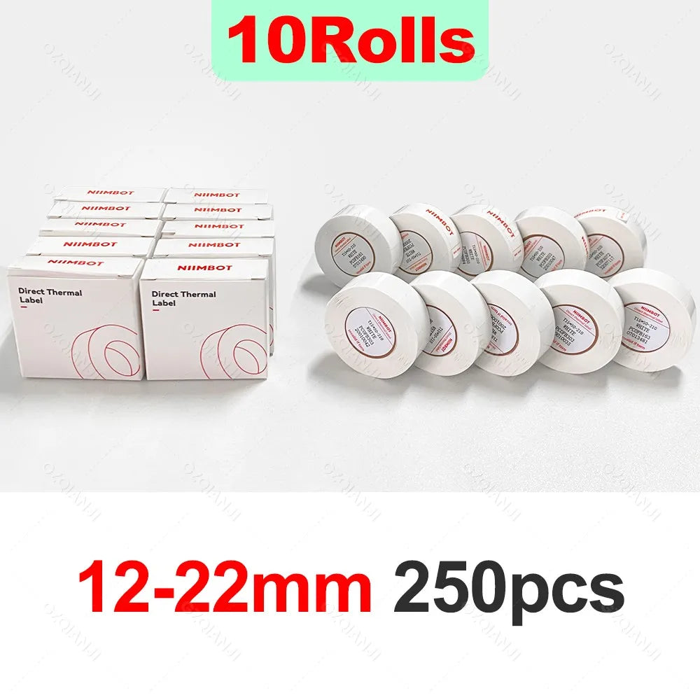 Niimbot Thermal Label Paper Rolls – Waterproof Anti-Oil Stickers