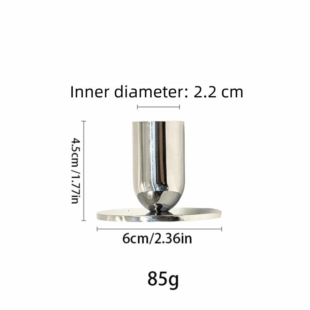 Modern Vintage Iron Candlestick Holder – Elegant Table Decor