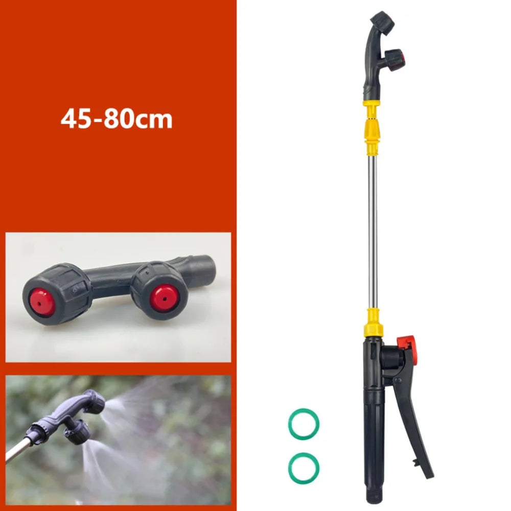 Retractable Stainless Steel Sprayer Wand – Adjustable Extension Rod