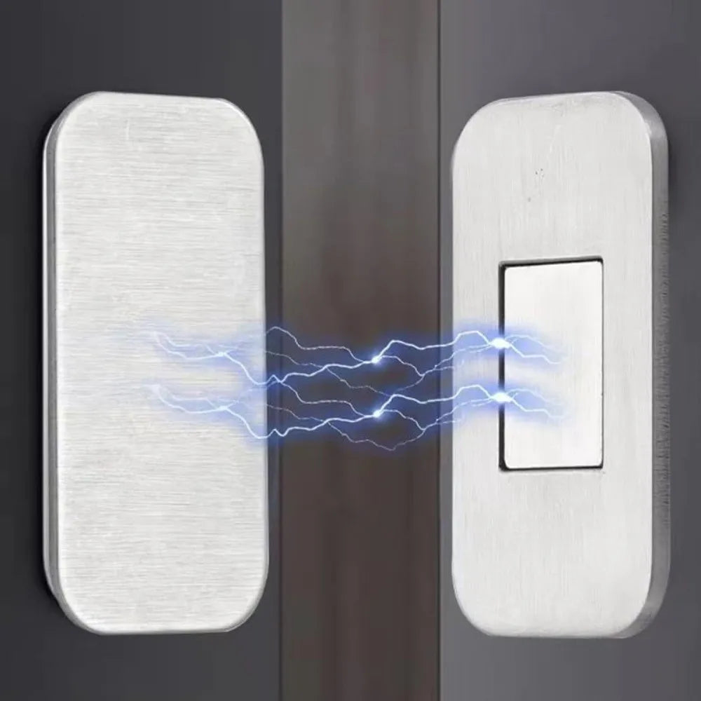 Magnetic Cabinet Door Catch – No-Drill Self-Adhesive Latch