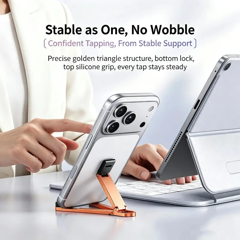 Mini Foldable Keychain Phone Stand | Multi-Angle Adjustable