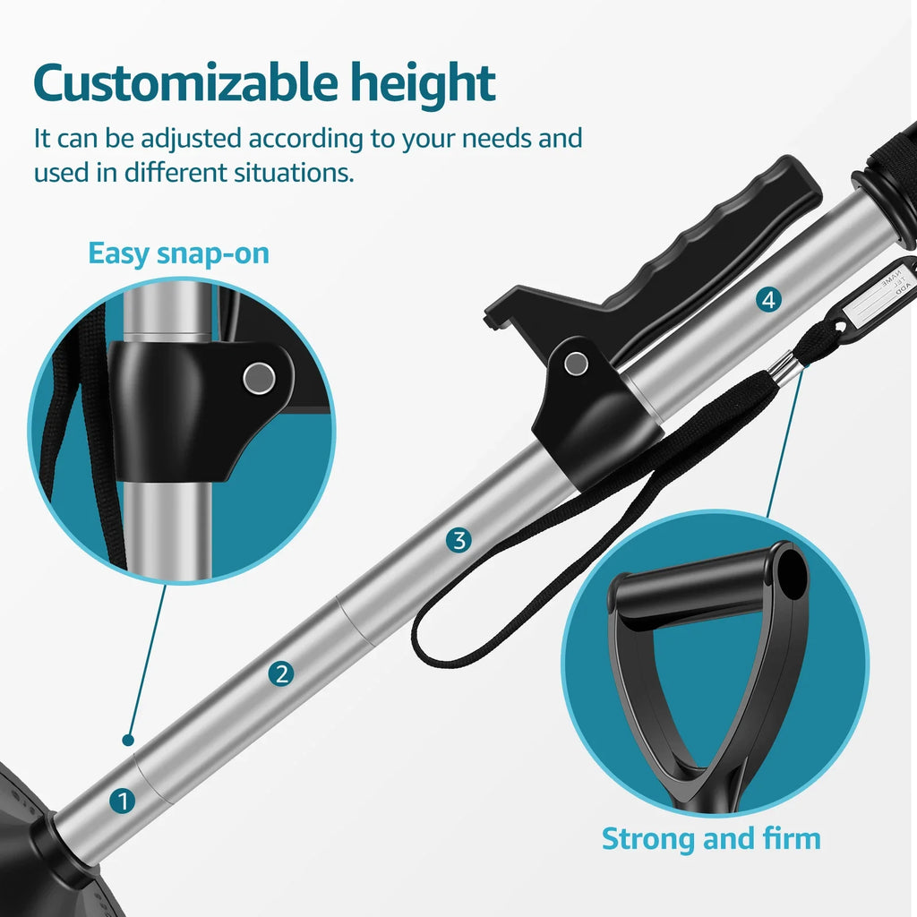 Height Adjustable Stand Assist Aid – 6" Non-Slip Base