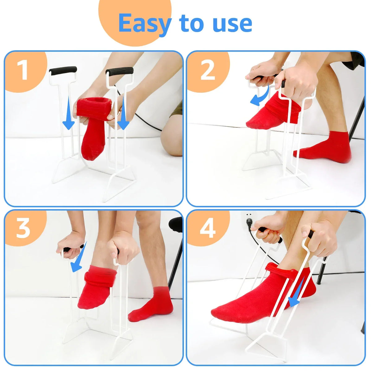 Large Stocking Donning Aid Tool – Easy Sock Helper for Seniors