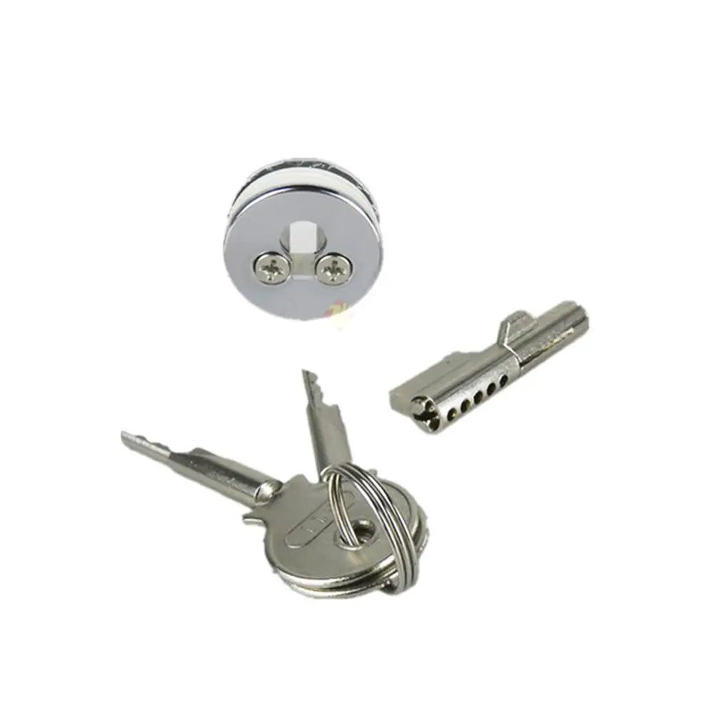 Copper Cylinder Lock for Sliding Glass Door Cabinet Showcase