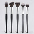 4/5Pcs Makeup Brush Set – Blush, Foundation & Highlighter