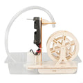 Wooden Water Wheel Model Kit – Kids Physics STEM Toy
