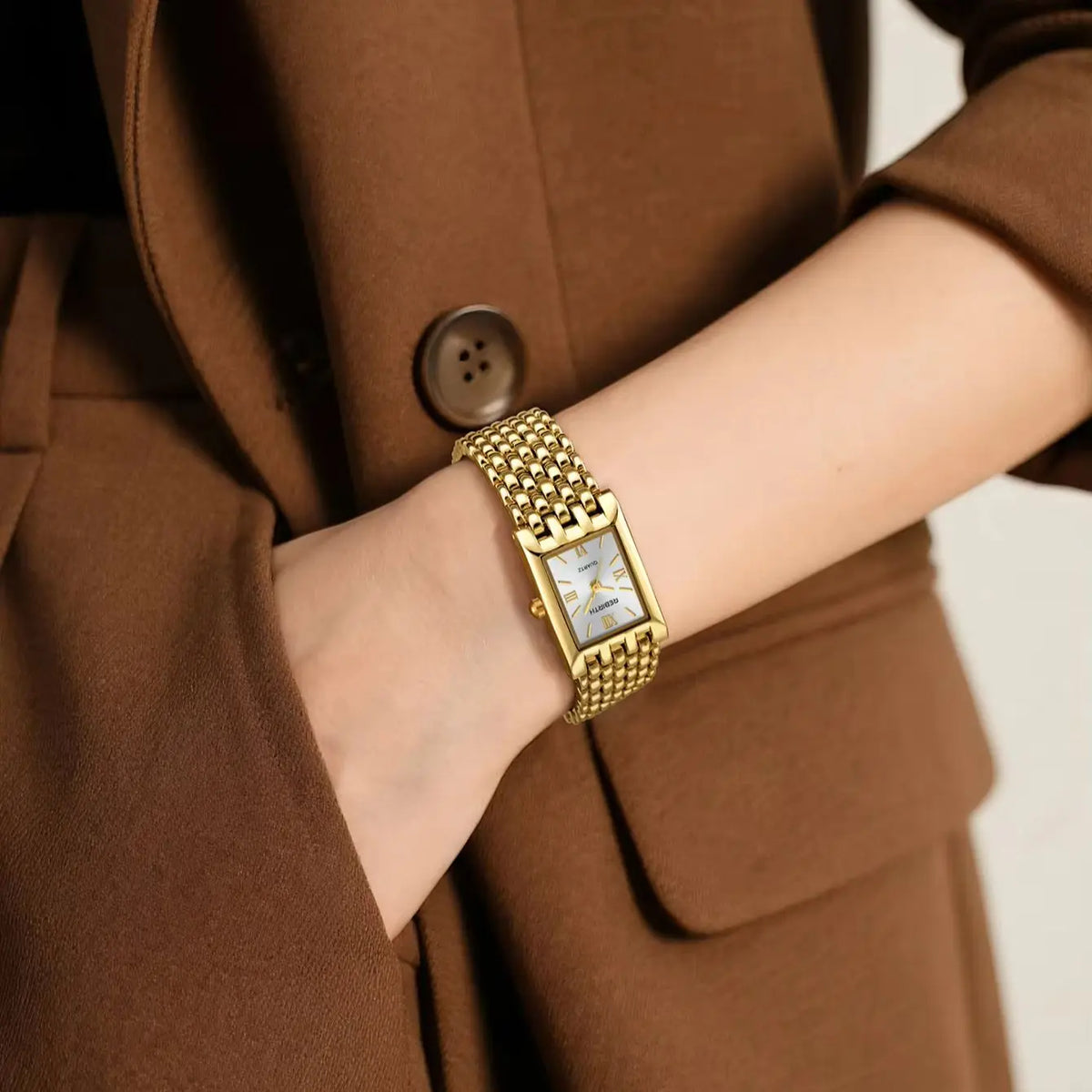 REBIRTH Women's Quartz Watch – Minimalist Light Luxury Style