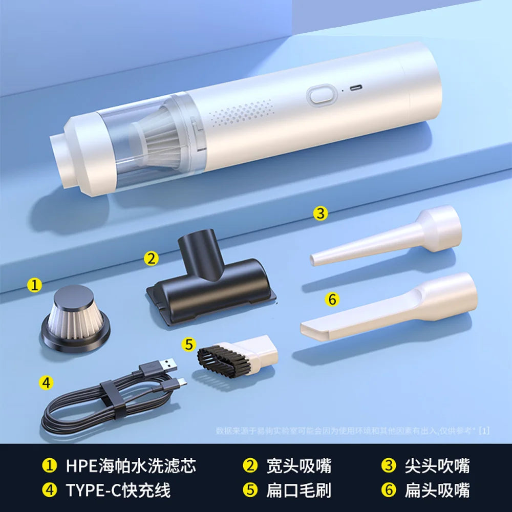 Portable Wireless Handheld Vacuum – Car & Home Mini Cleaner