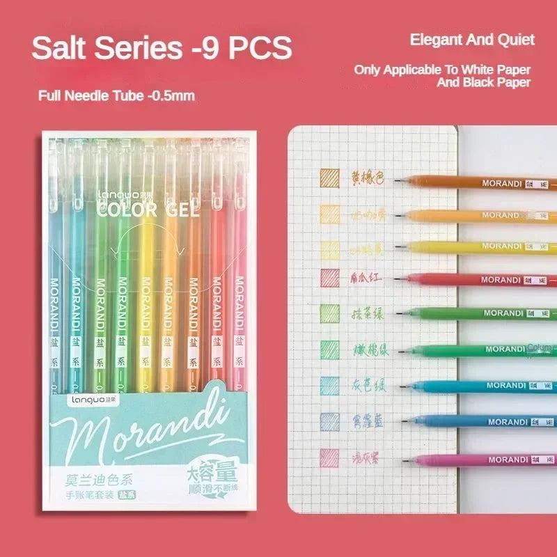 Glitter Gel Pen Set 162 Colors – 0.5mm & 1.0mm Art Pens